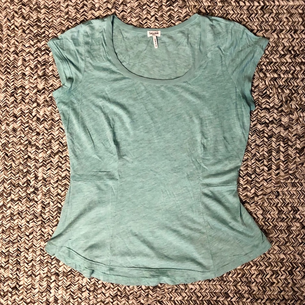 SPLENDID Turquoise Tee - Picture 3 of 6